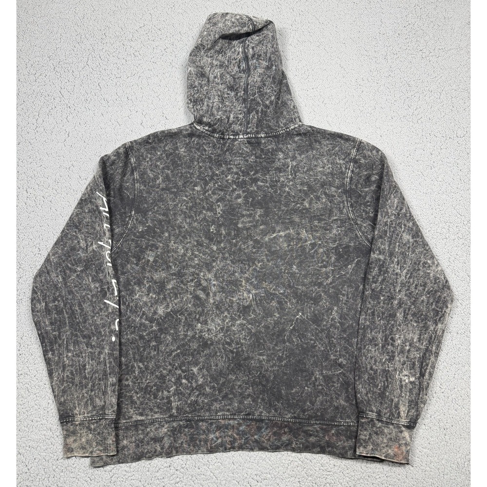 Ed Hardy Hoodie Mens Small Gray Los Angeles Tiger Graphic Tattoo Fleece Pullover - Picture 8 of 8